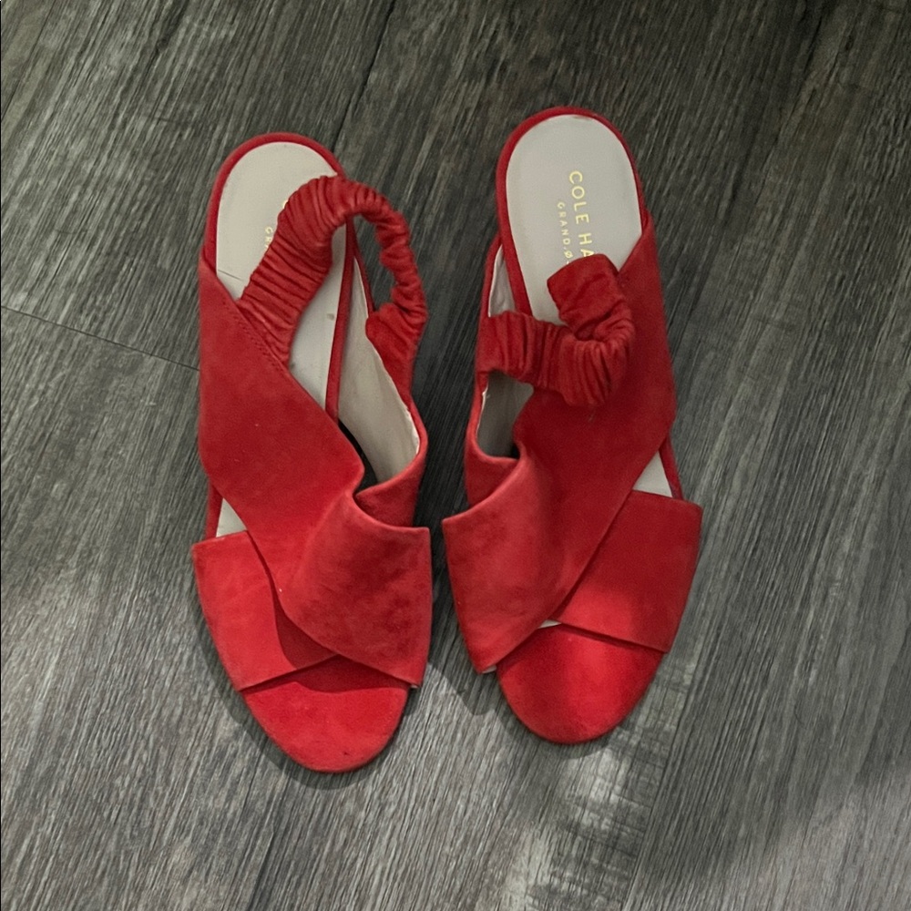Cole Haan Women's Bold Red Mules